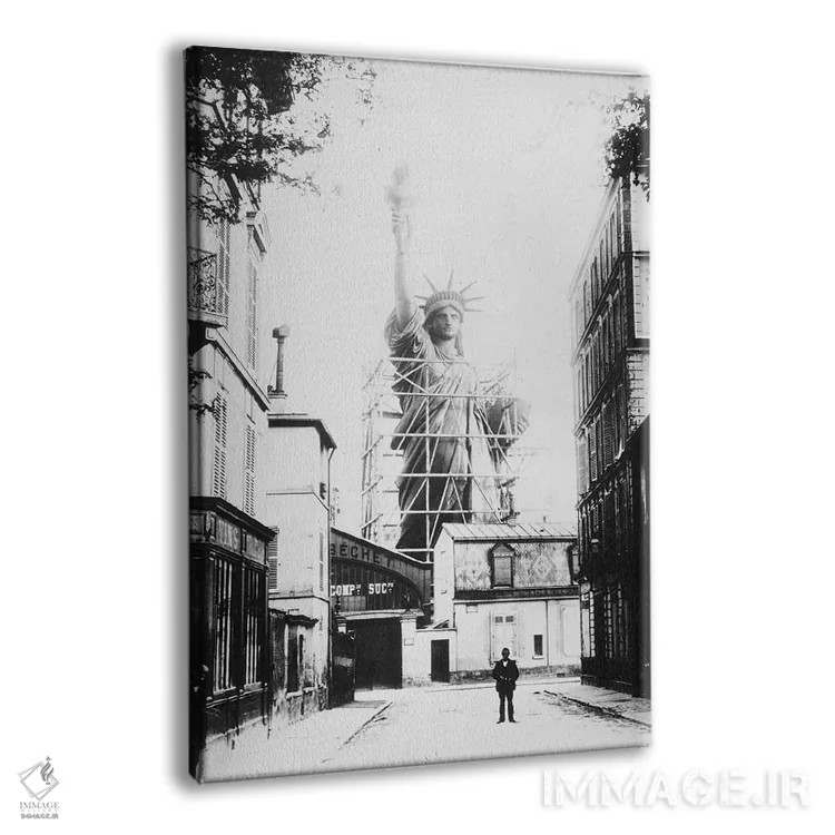 تابلو دکوراتیو Paris,تندیس آزادی، پاریس - نمای پرسپکتیو محصول