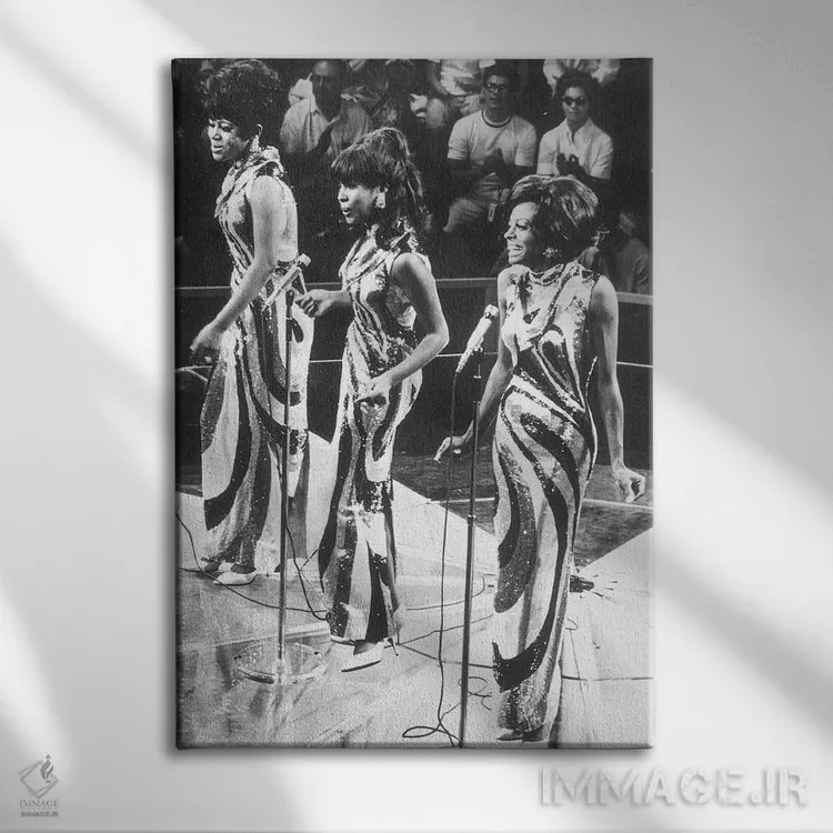 تابلو دکوراتیو C1963,گروه سوپریمز، حدود ۱۹۶۳ - نمای روبهرو روی دیوار