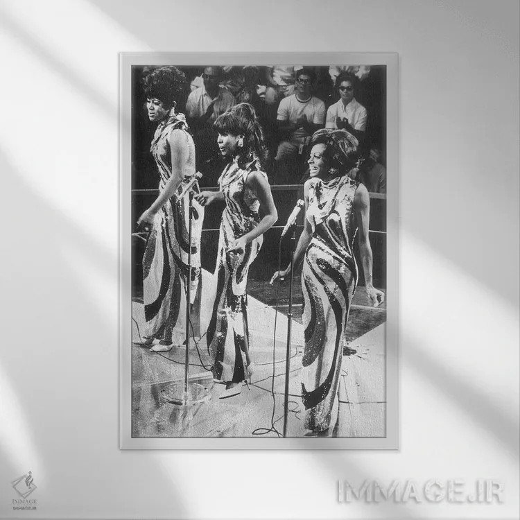 تابلو دکوراتیو C1963,گروه سوپریمز، حدود ۱۹۶۳ - نمای قابدار سفید