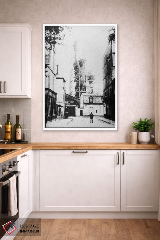 تابلو دکوراتیو Paris,تندیس آزادی، پاریس - D5W