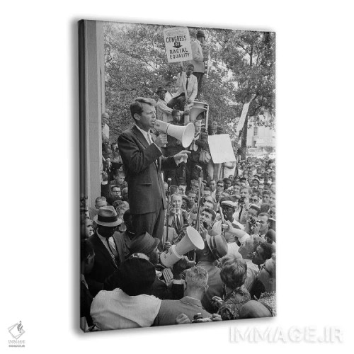 تابلو دکوراتیو رابرت اف کندی اثر وارن کی. لفلر - نمای پرسپکتیو محصول