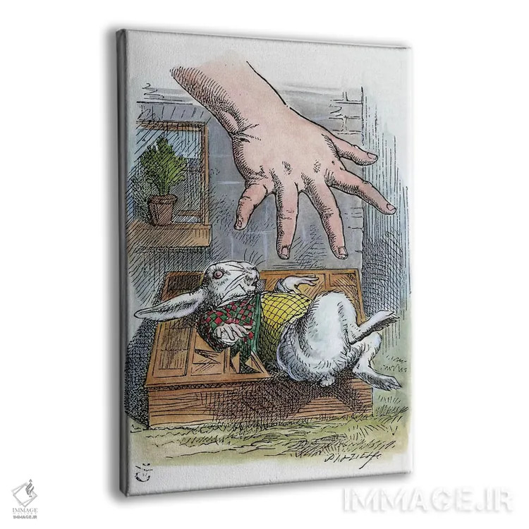 تابلو دکوراتیو 1865,کرول: آلیس، ۱۸۶۵ اثر جان تنیل - نمای پرسپکتیو محصول