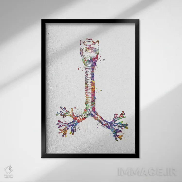 تابلو دکوراتیو نای اثر جنفی آرت - نمای قابدار مشکی