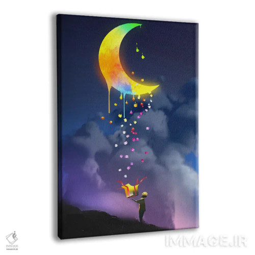 تابلو دکوراتیو هدیه جادویی اثر گرندفیلر - نمای پرسپکتیو محصول