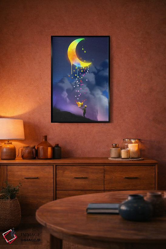 تابلو دکوراتیو هدیه جادویی اثر گرندفیلر - D5B