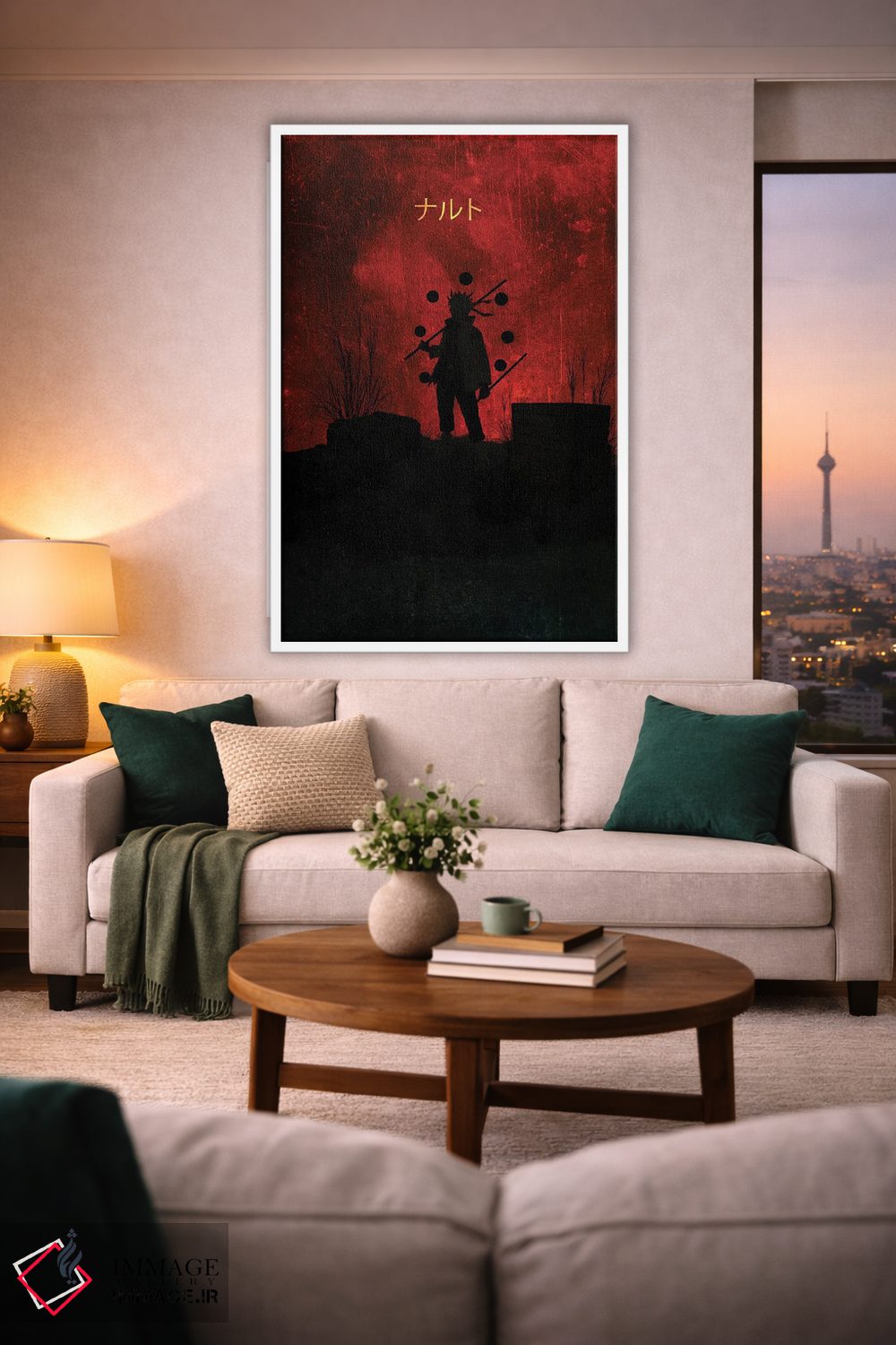 تابلو مینیمال ناروتو اثر گب فرناندو - D1W