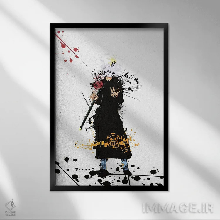 تابلو دکوراتیو ترافالگار آبرنگی III اثر گب فرناندو - نمای قابدار مشکی