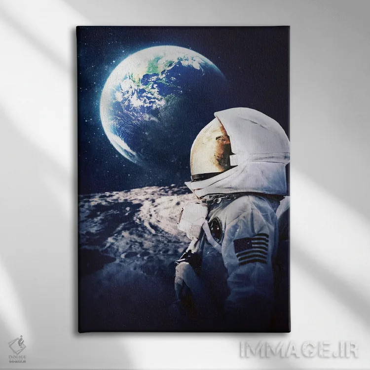 تابلو دکوراتیو دور از خانه اثر گب فرناندو - نمای روبهرو روی دیوار