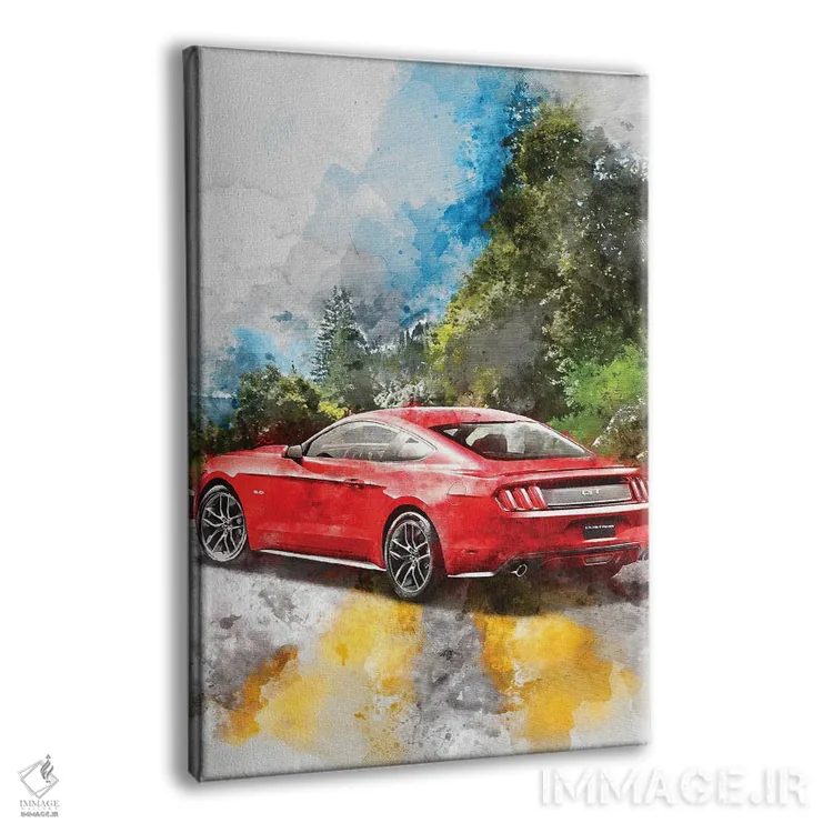 تابلو دکوراتیو فورد موستانگ اثر گب فرناندو - نمای پرسپکتیو محصول