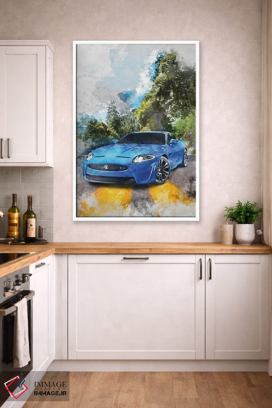 تابلو دکوراتیو جگوار XKR-S اثر گب فرناندو - D2W