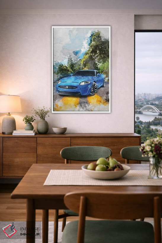 تابلو دکوراتیو جگوار XKR-S اثر گب فرناندو - D5W