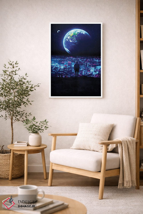 تابلو دکوراتیو تنها ۲۰۷۷ اثر گب فرناندو - D6W