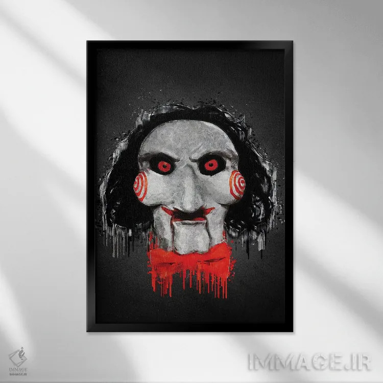تابلو دکوراتیو جیگساو اثر گب فرناندو - نمای قابدار مشکی