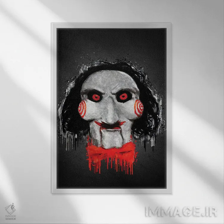 تابلو دکوراتیو جیگساو اثر گب فرناندو - نمای قابدار سفید