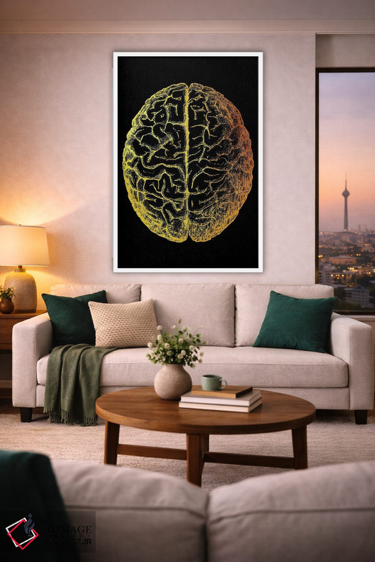 تابلو دکوراتیو مغز اثر گب فرناندو - D1W