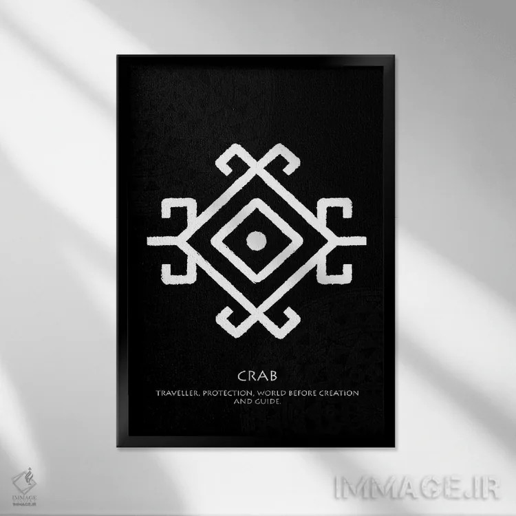 تابلو دکوراتیو تاتو باتوک XI اثر گب فرناندو - نمای قابدار مشکی