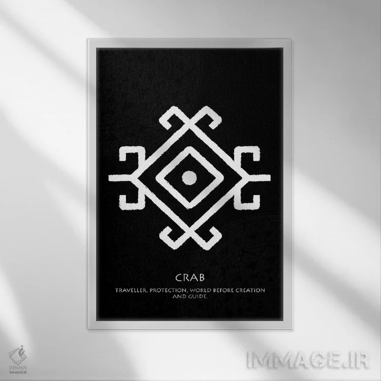 تابلو دکوراتیو تاتو باتوک XI اثر گب فرناندو - نمای قابدار سفید