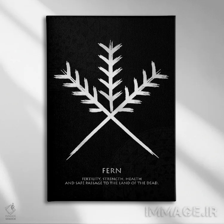 تابلو دکوراتیو تاتو باتوک XIII اثر گب فرناندو - نمای روبهرو روی دیوار