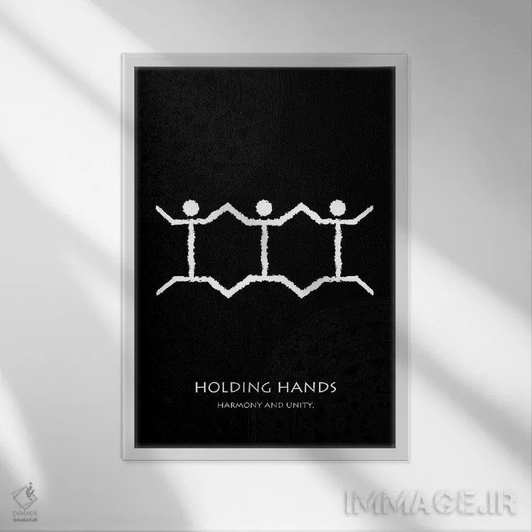 تابلو دکوراتیو تاتو باتوک XV اثر گب فرناندو - نمای قابدار سفید