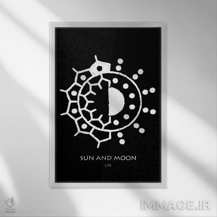 تابلو دکوراتیو تاتو باتوک XVIII اثر گب فرناندو - نمای قابدار سفید