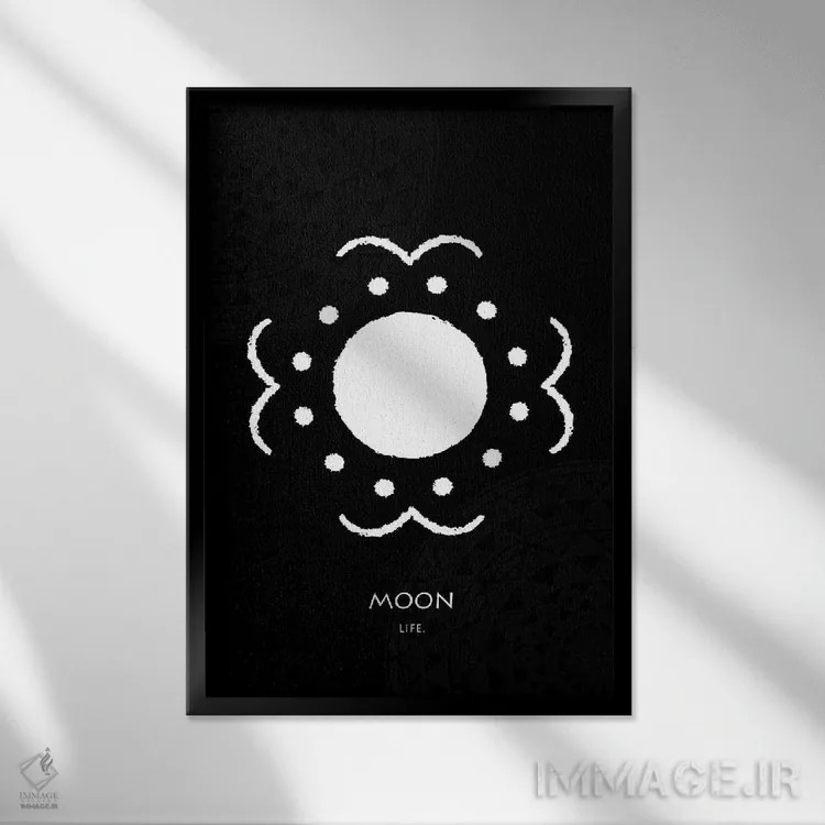 تابلو دکوراتیو تاتو باتوک XX اثر گب فرناندو - نمای قابدار مشکی