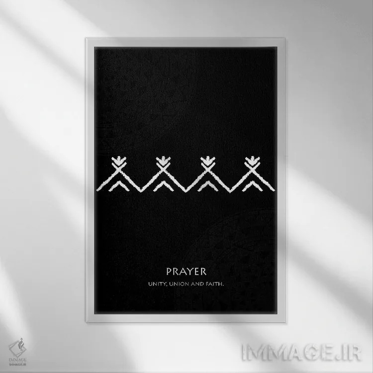 تابلو دکوراتیو تاتو باتوک XXIII اثر گب فرناندو - نمای قابدار سفید