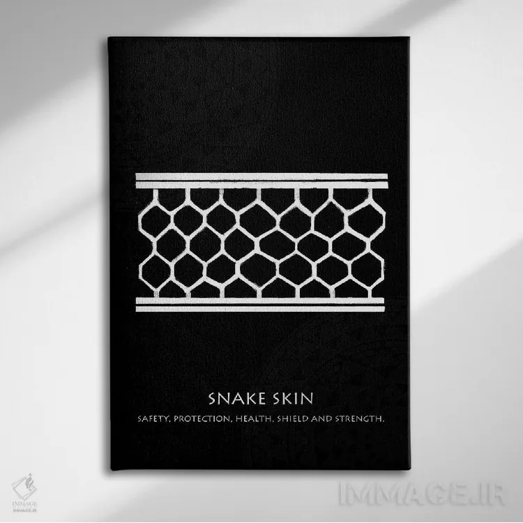 تابلو دکوراتیو تاتو باتوک XXVII اثر گب فرناندو - نمای روبهرو روی دیوار