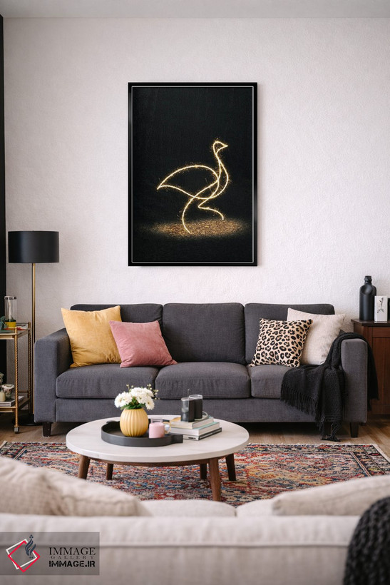 تابلو مینیمال اردک اثر گب فرناندو - D3B