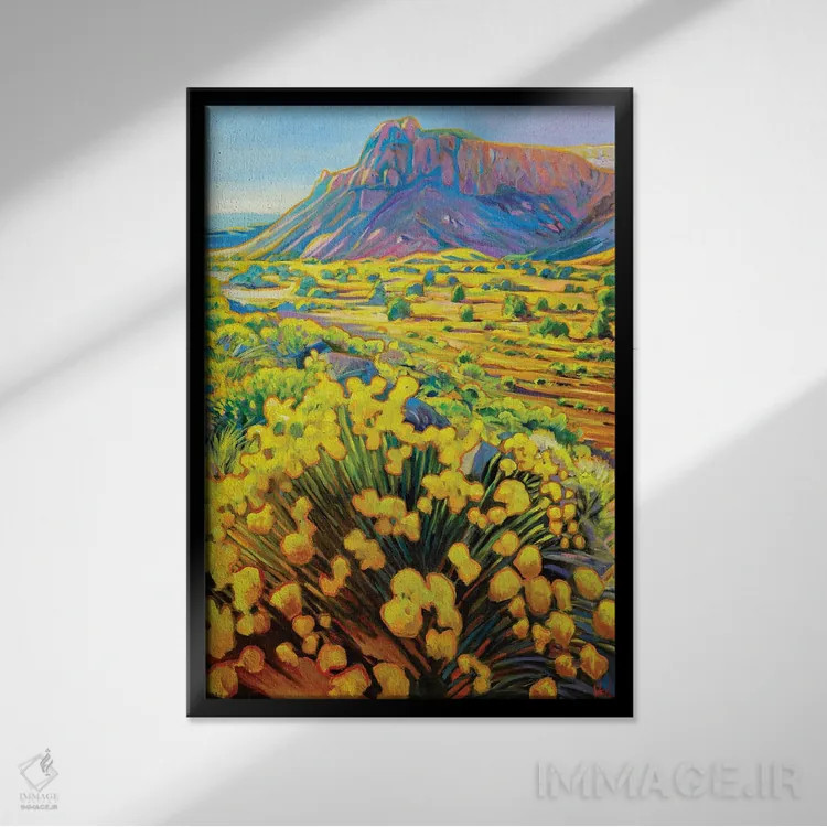 تابلو دکوراتیو مزرعه ارواح اثر گرگ هایل - نمای قابدار مشکی