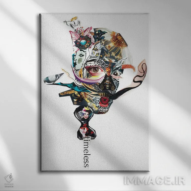 تابلو دکوراتیو دالی اثر گلیل - نمای روبهرو روی دیوار