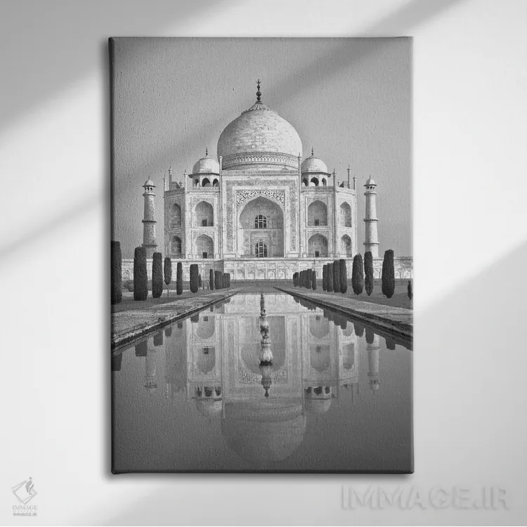 تابلو دکوراتیو تاج محل ۲ اثر گولی میامی - نمای روبهرو روی دیوار
