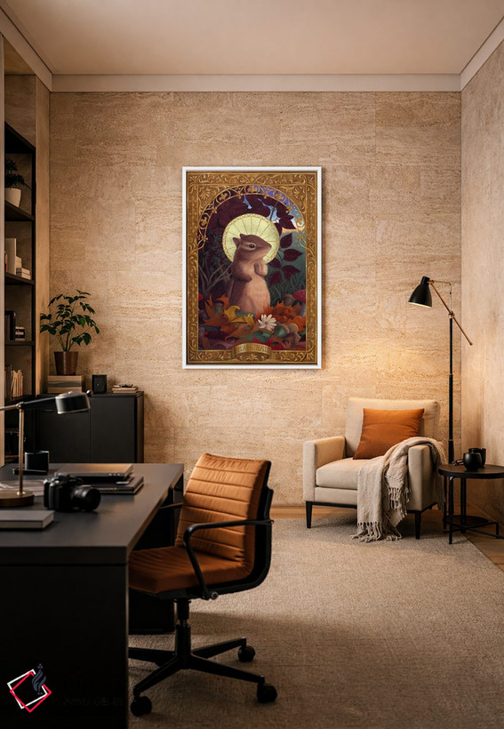 تابلو دکوراتیو تمیاس استریاتاس اثر جینا ماتارازو - D5W