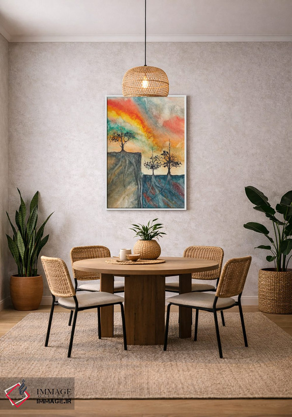 تابلو انتزاعی نقاشی منظره یکم اثر مارکو گونزالز - D3W