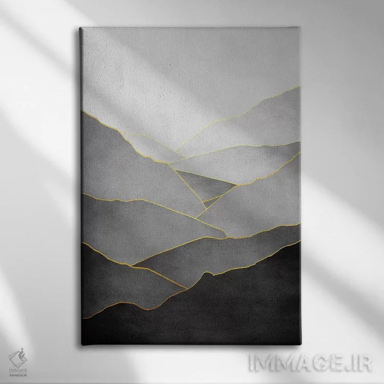 تابلو مینیمال منظره مینیمال یکم اثر مارکو گونزالز - نمای روبهرو روی دیوار