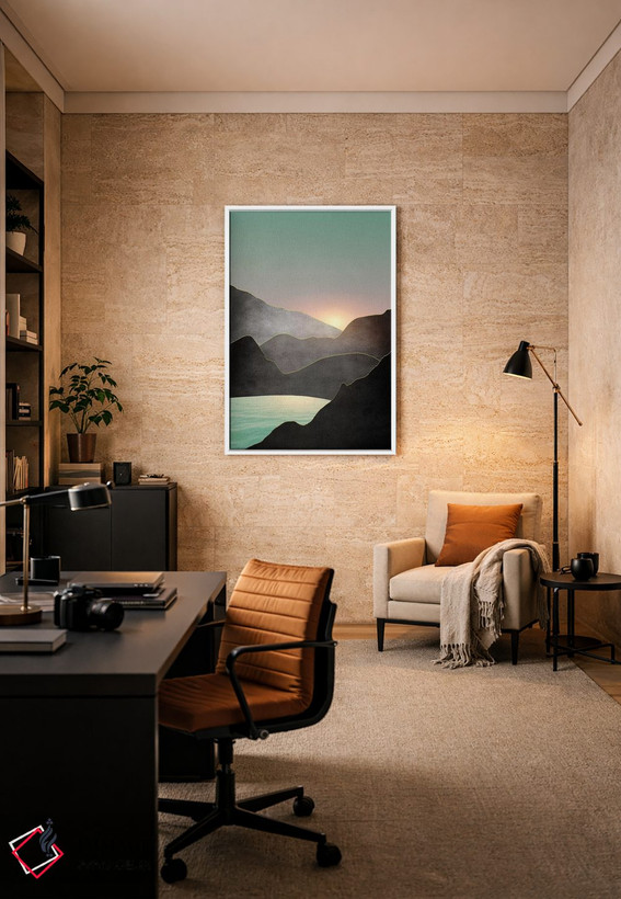 تابلو مینیمال منظره مینیمال سوم اثر مارکو گونزالز - D6W