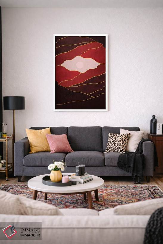 تابلو مینیمال غروب فراواقع گرایانه پنجم اثر مارکو گونزالز - D2W