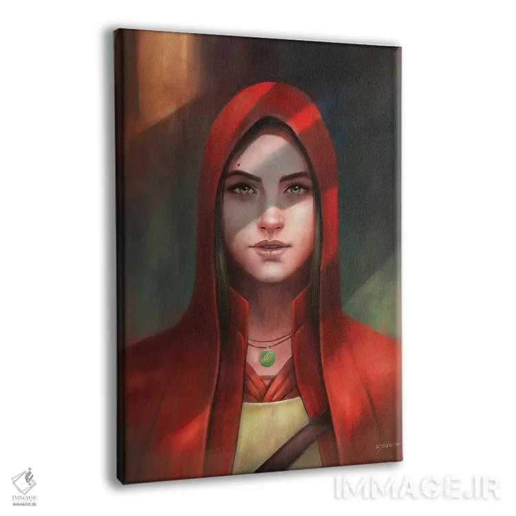 تابلو دکوراتیو پرتره زنانه اثر استیو گود - نمای پرسپکتیو محصول