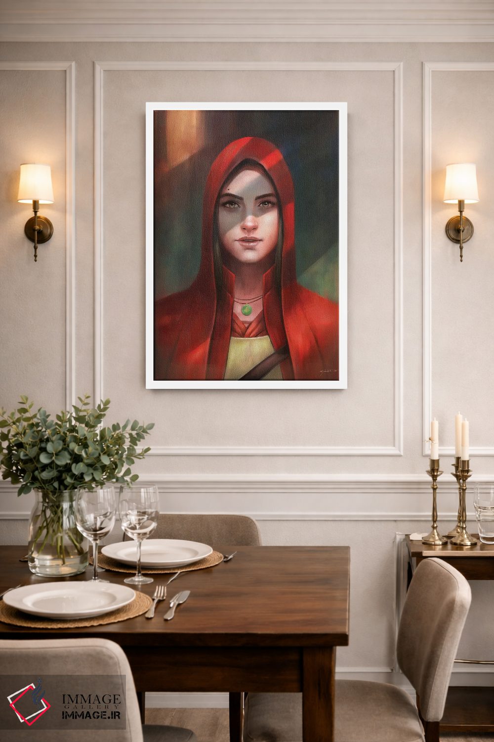 تابلو دکوراتیو پرتره زنانه اثر استیو گود - D1W