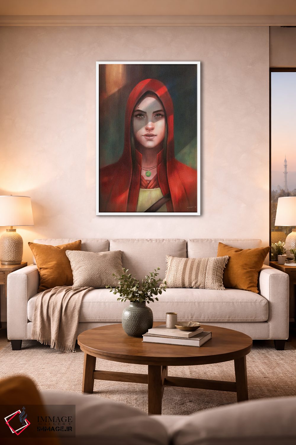 تابلو دکوراتیو پرتره زنانه اثر استیو گود - D2W