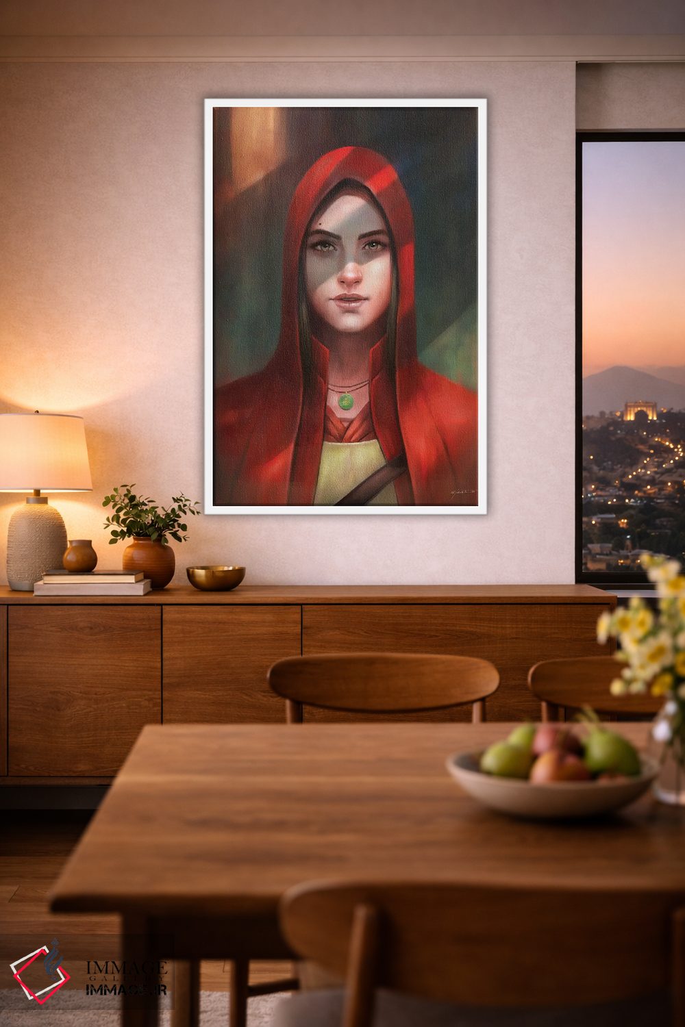 تابلو دکوراتیو پرتره زنانه اثر استیو گود - D3W