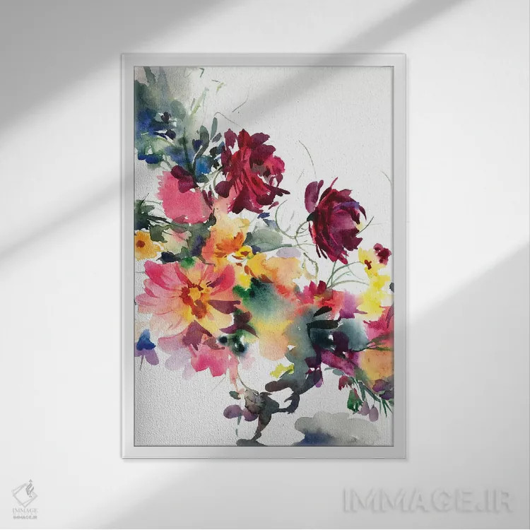 تابلو دکوراتیو تعجب و شگفتی اثر گوشیا گرگورچیک - نمای قابدار سفید