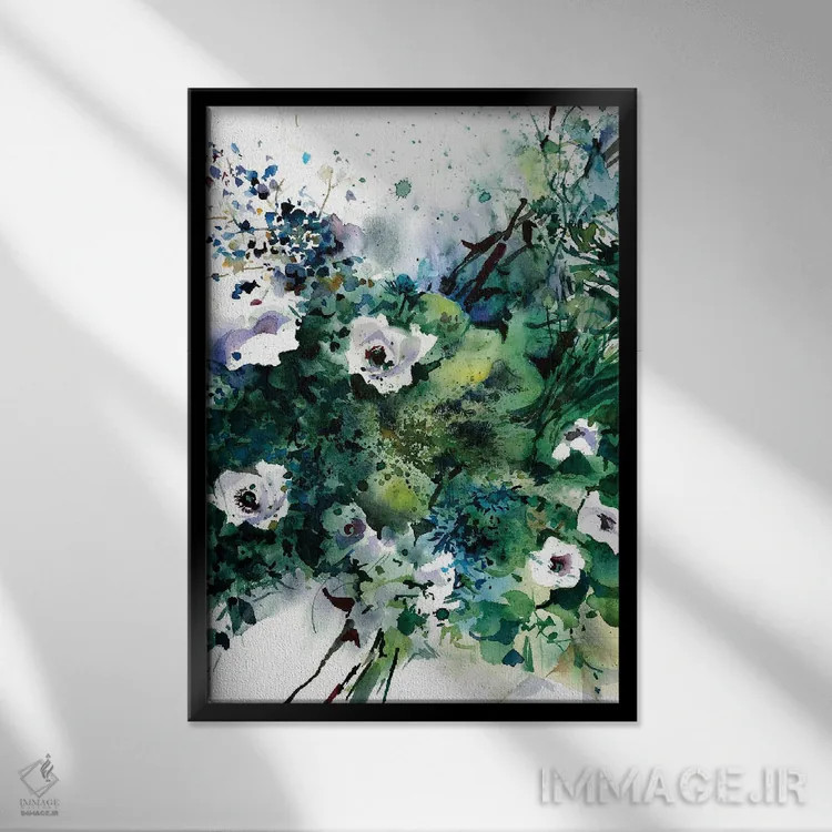 تابلو دکوراتیو بیداری اثر گوشیا گرگورچیک - نمای قابدار مشکی