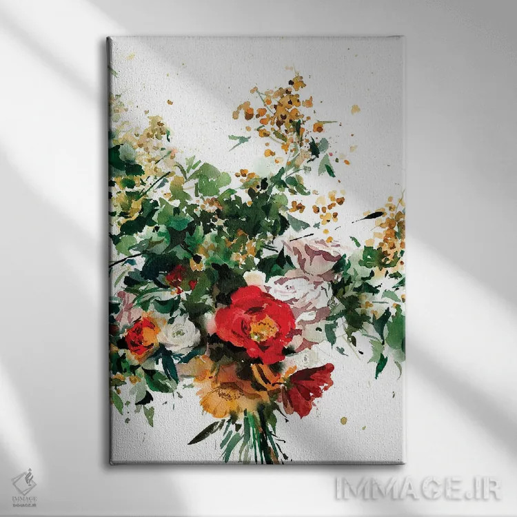تابلو دکوراتیو حال وهوای پاییزی اثر گوشیا گرگورچیک - نمای روبهرو روی دیوار