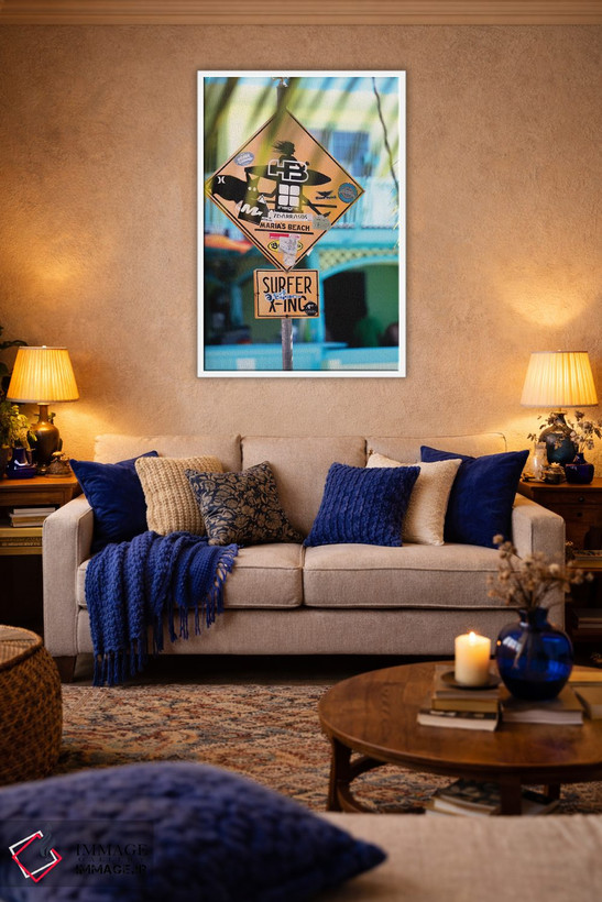 تابلوی سرگرم کننده در رینکون، پورتوریکو اثر جورج اوزه - D2W