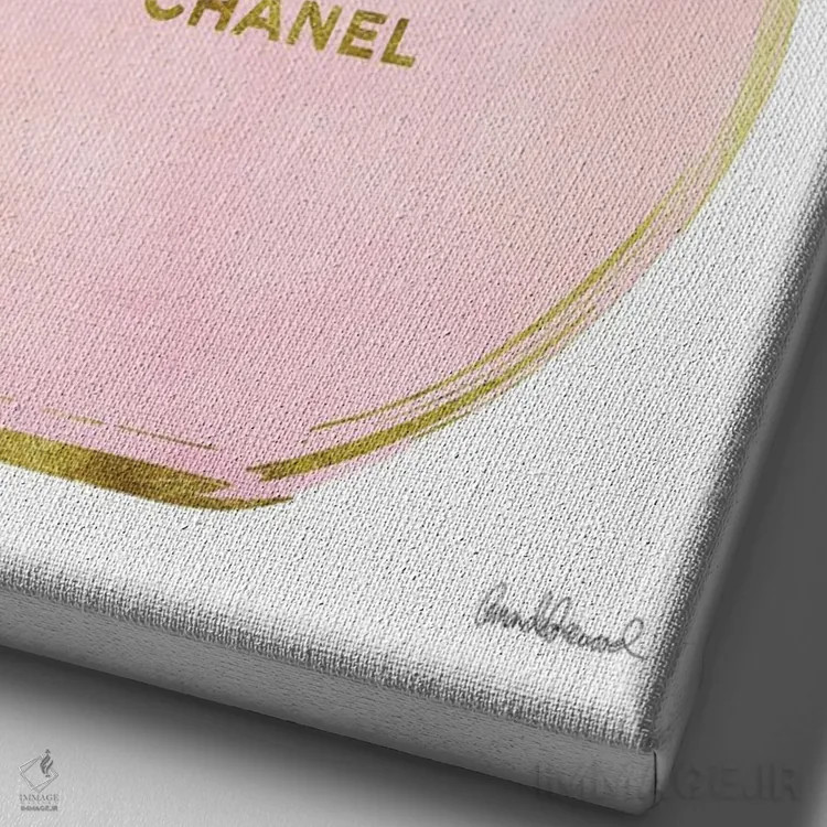 تابلو دکوراتیو Pink, & Orchid,عطر جامد گرد در طلایی، صورتی و ارکیده اثر آماندا گرینوود - نمای نزدیک بافت بوم