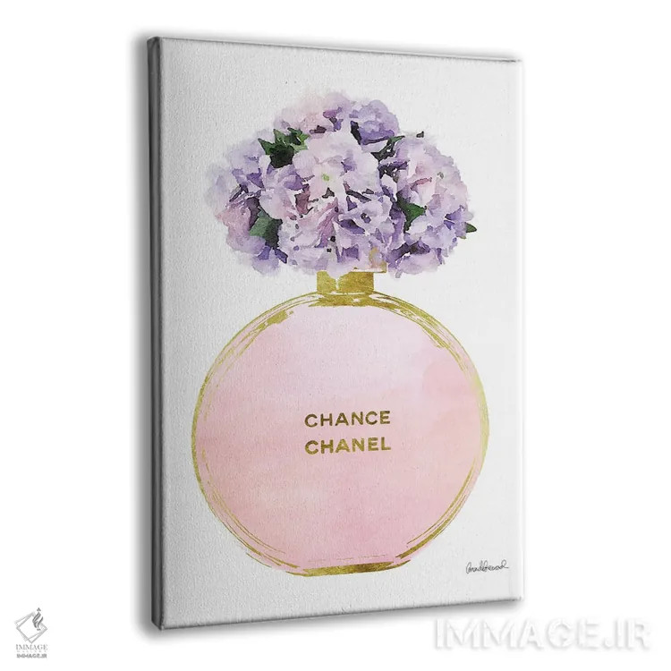 تابلو دکوراتیو Pink, Purple, & Pink Hydrangea,عطر جامد گرد در طلایی، صو… اثر آماندا گرینوود - نمای پرسپکتیو محصول
