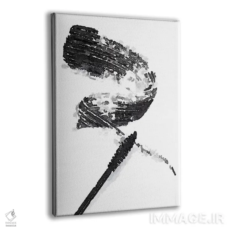 تابلو مینیمال لکه ریمل اثر آماندا گرینوود - نمای پرسپکتیو محصول