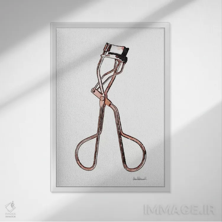 تابلو دکوراتیو فرمژه اثر آماندا گرینوود - نمای قابدار سفید