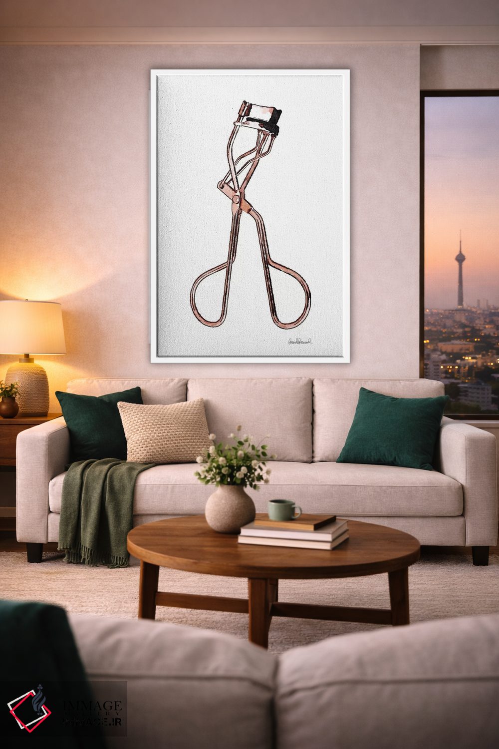 تابلو دکوراتیو فرمژه اثر آماندا گرینوود - D1W
