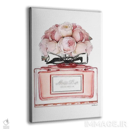 تابلو دکوراتیو Peach With Roses,عطر کوتاه، هلویی با گل رز اثر آماندا گرینوود - نمای پرسپکتیو محصول